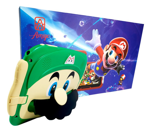 Tablet Para Niños M10 Plus De Super Mario 64 Gb 4 Gb Ram