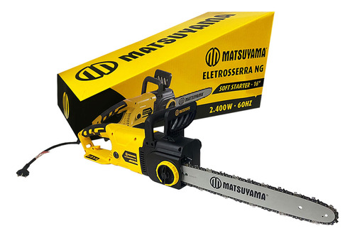 Eletrosserra Para Podas Sabre 16 Pol 2400w Matsuyama 220v Cor Amarelo