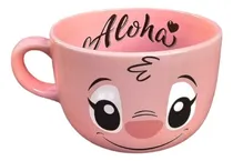 Comprar Tazon Angel | Stitch Rosa | Lilo Y Stitch Rosa Ángel