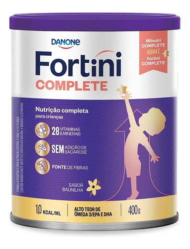 Suplemento Infantil Fortini Complete Baunilha 400g Danone