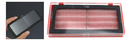 2 Lente De Lupa De Vidrio Transparente 110x55mm Gafas De