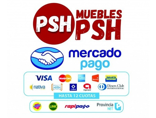 Imagen 10 de 10 de Mesa De Luz 2 Cajones Moderna Melamina Muebles Psh