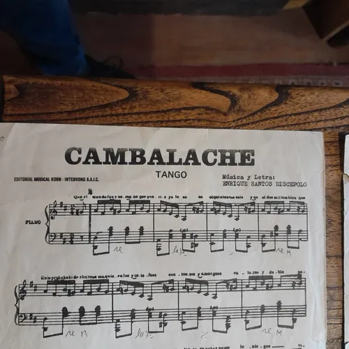 Cambalache Tango Julio Sosa Enrique Santos Discépolo D Época (Usado)