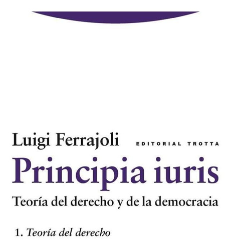 Principia Iuris: Teoria Del Derecho Y De La Democracia 1: Te