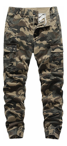 Pantalones De Camuflaje Overol  Pantalones Casuales