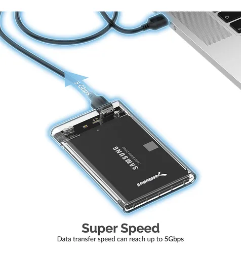 External Hard Drive Enclosure Sabrent 2.5'' Sata To Usb 3.0