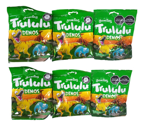 Trululu Gomitas Dinos X 6 Und - g a $31