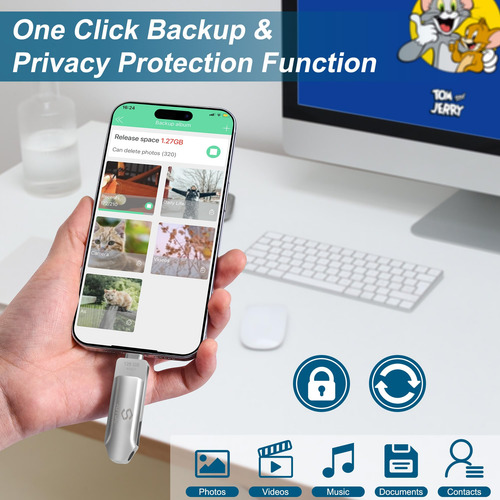 Photo Stick Jsl Jdtdc 128 Gb iPhone 16/15 Series Usb-c/usb 3