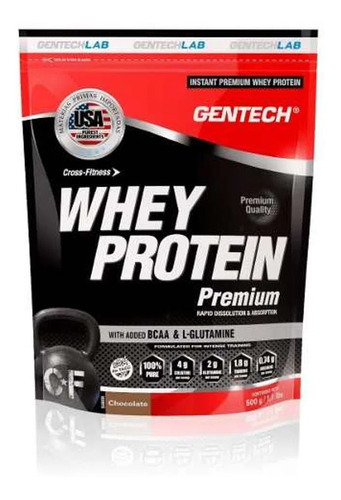 Gentech Whey Protein Premium  Cross Fitness Crossfit 500grs