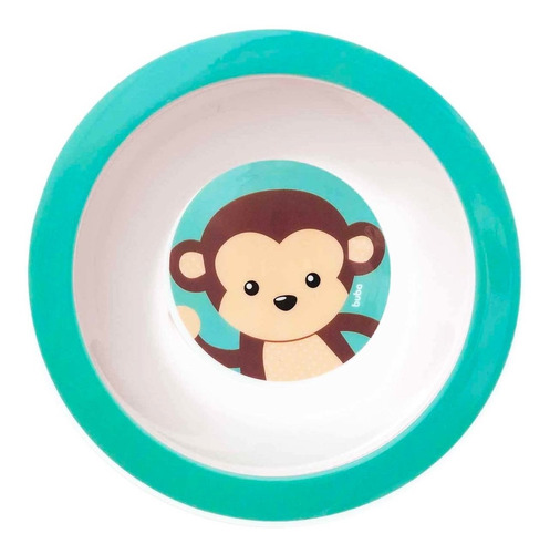 Pratinho Bowl Infantil 350ml Animal Fun Macaco - Buba