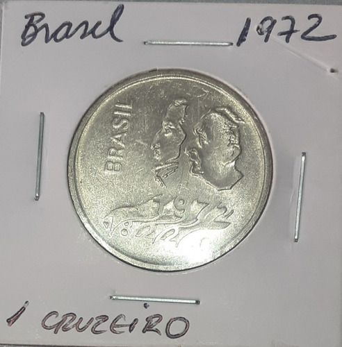 Moeda De 1 Cruzeiro De 1972 Sob/fc Cód. 1972 Brasil.