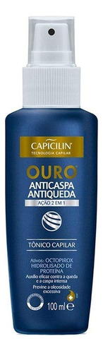 Linha Antiqueda Capicilin - Tonico Ouro 2x1 Anticaspa E Anti