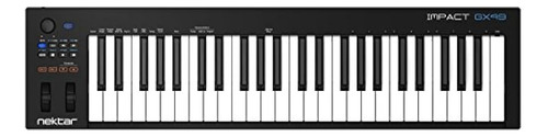 Controlador Midi Nektar Impact Gx49, 49 Teclas, Multicolor