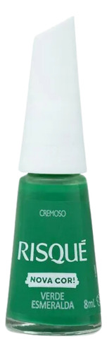 Esmalte Cremoso Hipoalergenico Verde Esmeralda Risque 8ml