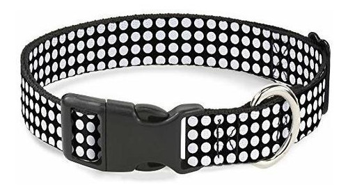 Collar De Gato Breakaway Mini Lunares Negro Blanco 8 A 12 Pu