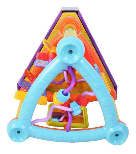 Imagen 4 de 7 de Sonajero Triangulo Didáctico Para Bebe Duende Azul