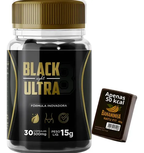 Black Ultra Inibe One 30 Cápsulas Emagrecimento Turbo