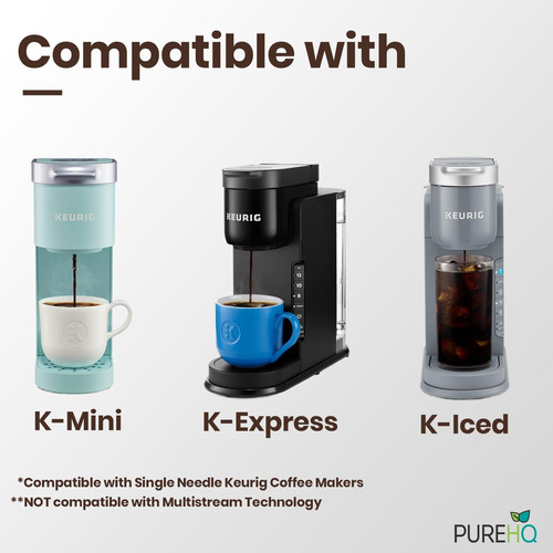 Filtros Reutilizables Purehq, Para Keurig, C/adaptador, 3pcs