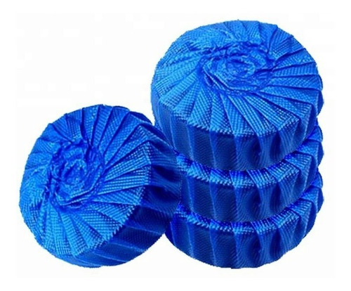 Pastillas Limpiadoras Para Baño Azul 4 Unidades