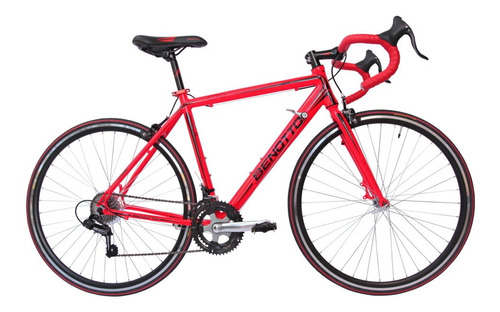 Bicicleta Benotto Ruta 570 R700 14v Shimano Ty18 Rojo Neon