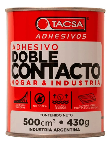 Adhesivo Doble Contacto Tacsa | 500cc