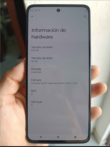 Moto G72 Dual Sim Libre 128 Gb Azul Niágara 6 Gb Ram Azul Acero (Usado)