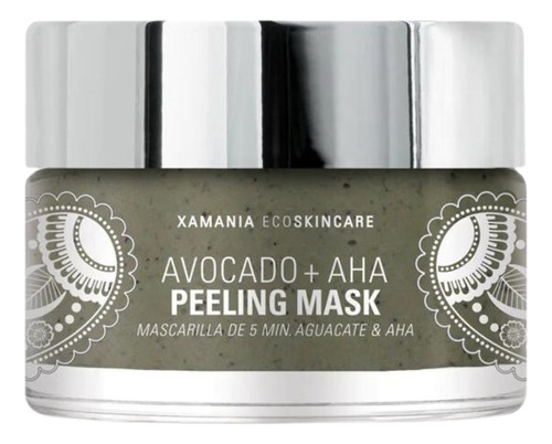 Peeling Mask Aguacate + Aha - Mascarilla Facial Xamania Tipo de piel Seca, con manchas , mixta, con acné y grasa