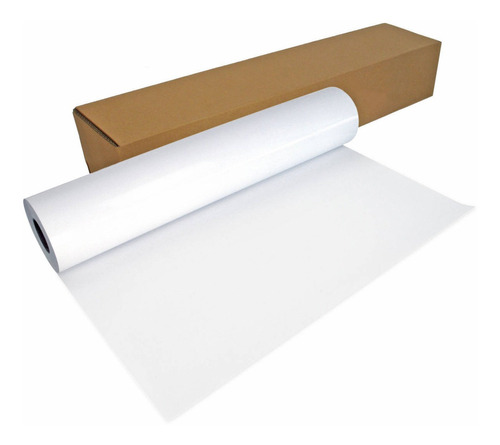 Rolo Papel Fotográfico 610mm X 30m Glossy 230g Para Plotter Cor Branco brilhante