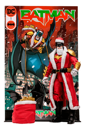 Mc Farlane Dc Figura 18cm Articulado Multiverse Batman Santa