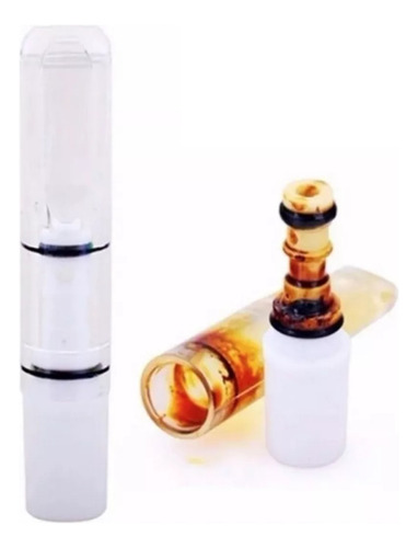 Kit 30 Piteira Transparente Reutilizável Filtro Lavável Pito Sabor Neutro