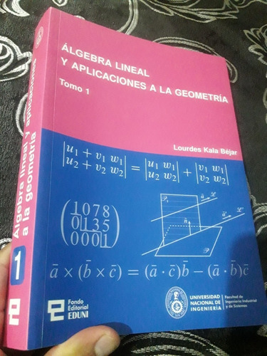 Libro Algebra Lineal Tomo 1 Lourdes Kala