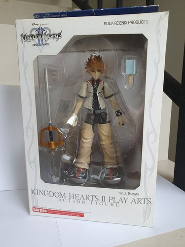 Kingdom Hearts Ii Roxas Play Arts Figure Original Completo (Usado)