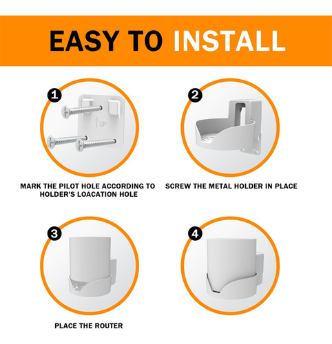 Soporte De Pared Para Tp-link Deco X20 X60 X50 X55 Wifi 6, 1