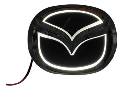 Led Carro Logo Mazda Emblema 5d 10,1*8,2cm