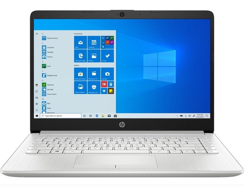 Imagen 1 de 6 de Notebook Hp 14-dk1022 Amd Ryzen 3 3250u 4gb 128gb Ssd 14