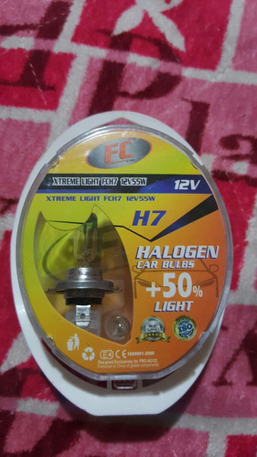 Kit Bombillos H7 Fc  12 Voltios 55 W  50 % Mas Luz