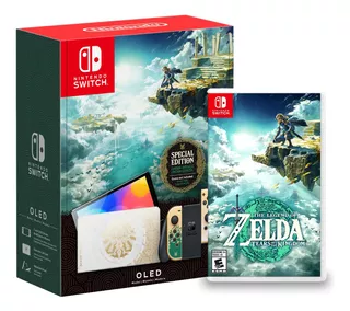 Nintendo Switch Oled Zelda Tears Of The Kingdom + Juego