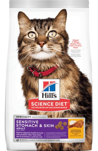 Alimento Para Gato -hills Felino Sensitive Stomach And Skin 