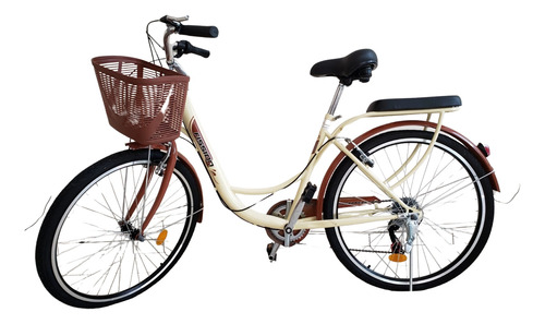 Bicicleta Fission Vintage Para Dama Rosa, Lila, Beige 