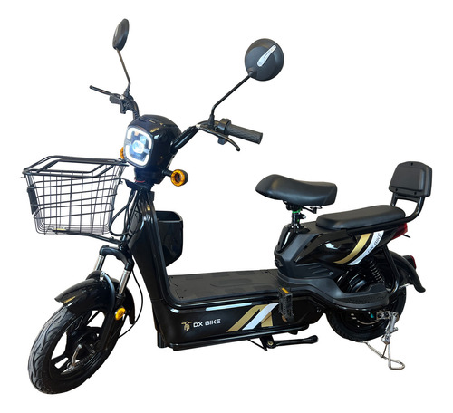 Bike Elétrica Scooter Dx Ecodrive Sem Cnh (melhor Bateria) Cor Preto