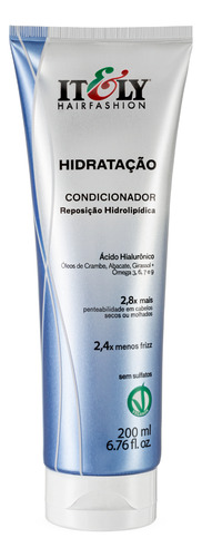 Condicionador Itely Hidratação 200ml - Cabelo Solto E Macio