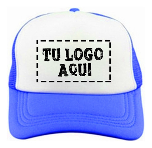 Jockey Azul Personalizado Tu Logo Aqui Gorro Gorra