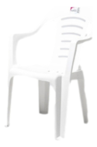 Sillon Plastico Blanco Apilable Florida