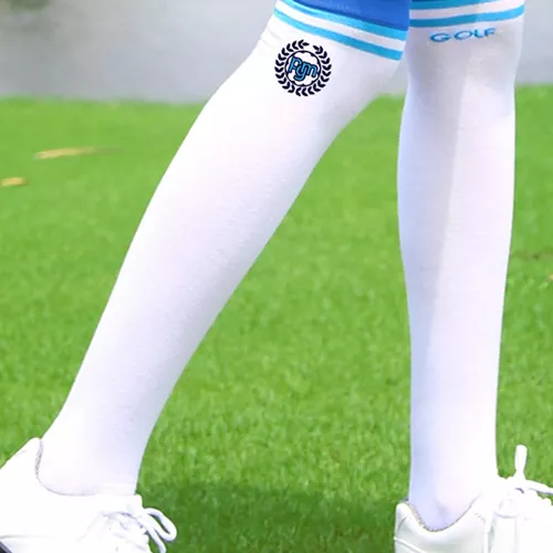 Medias Blancas Para Mujer Sobre La Para Golf, Calcetines