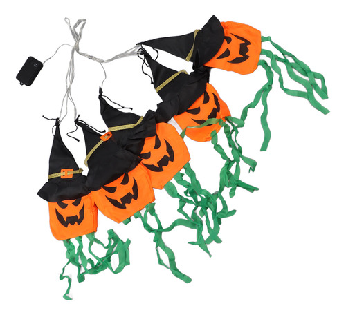 Cadena De Luces De Halloween Con Forma De Calabaza, Diseño T