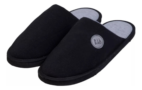 Pantuflas De Hombre Interlock Lisas Bilbao By Bianca Secreta