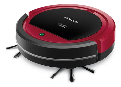 Robô Aspirador de Pó Smart Clean Mondial RB-07 30w Vermelho com Preto