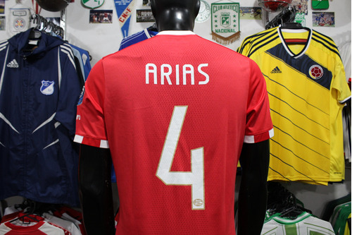 Camiseta Psv Eindhoven Paises Bajos 2016 #4 Arias Talla M 