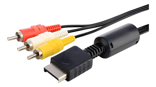 Cable Compatible Ps1 Ps2 Ps3 Conexion A Tv Av Video Analogic