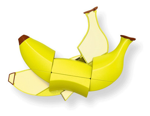Cubo Magico Série Frutas - Formato Banana 3d